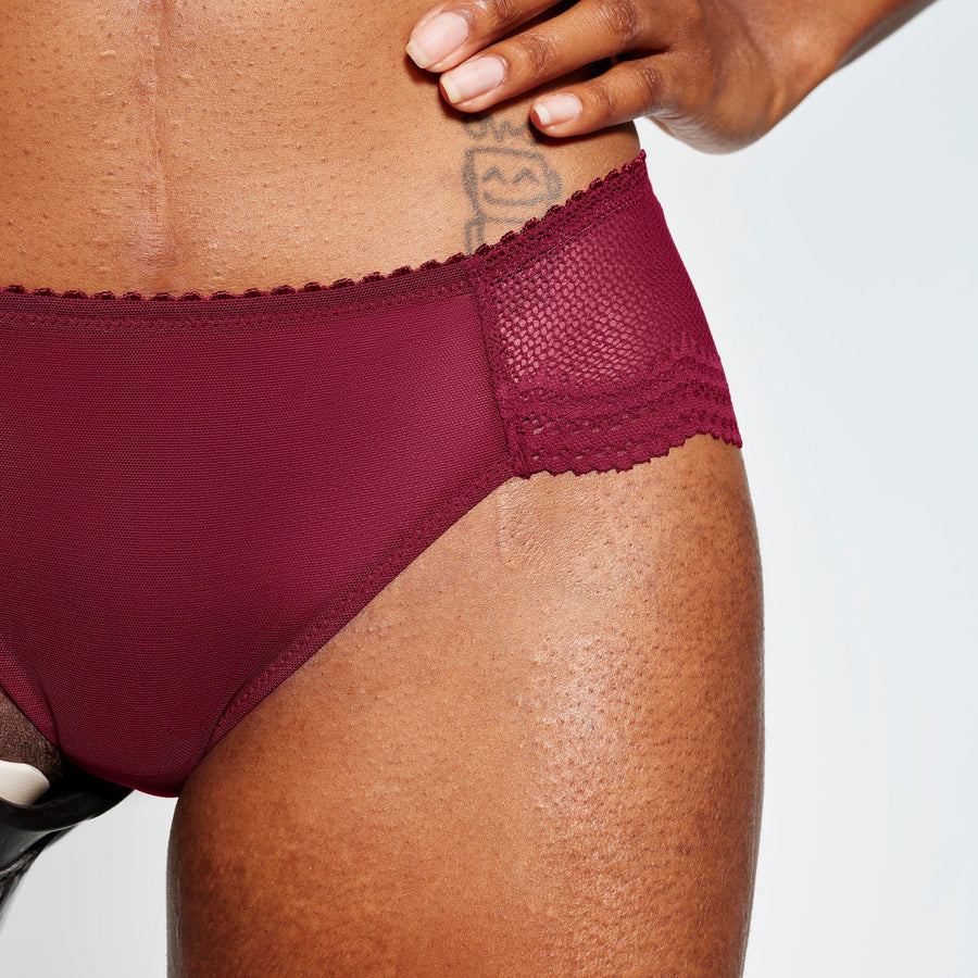 Signature Lace Bikini Mulberry