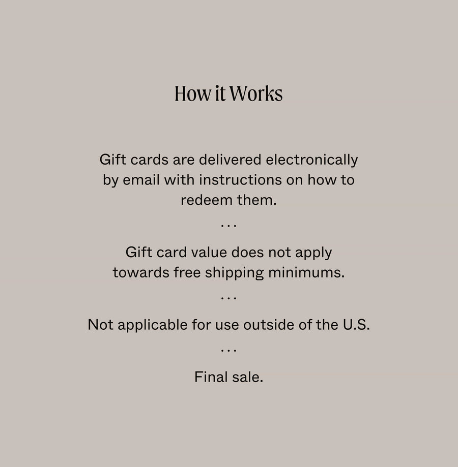 E-Gift Card