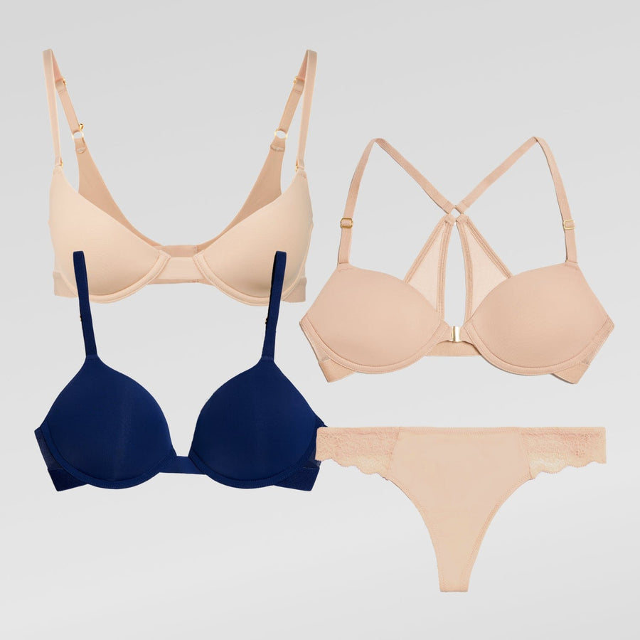 The Day To Night - Navy & Buff