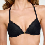 Racerback Lift Up Bra Black