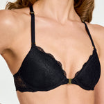 Racerback Lift Up Bra Black