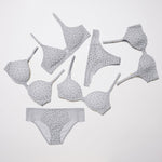 Smooth Lace Thong Slate Leo